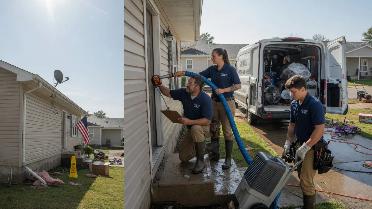 Ceiling Water Damage Restoration in Deer Park, WI near me